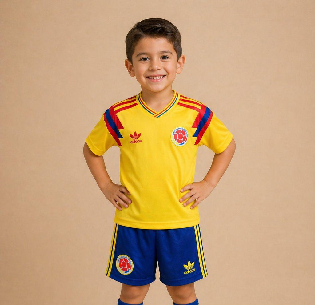 Uniforme Selección Colombia 1990 Niño