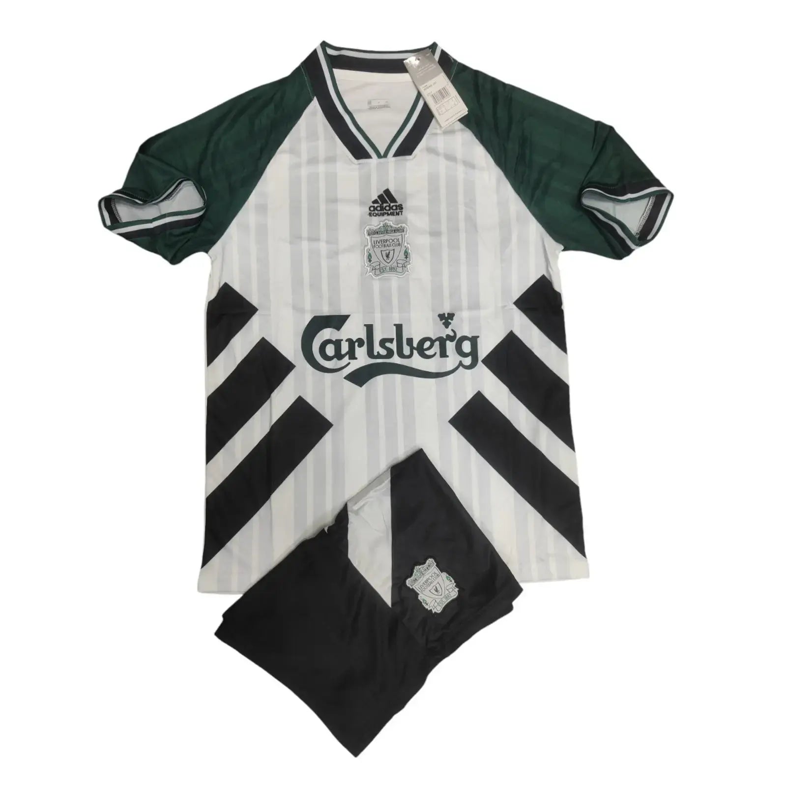 uniforme Liverpool carlsberg 1993 visitante Blanco