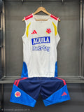 Conjunto entrenamiento Peto Selección Colombia Blanco (Musculosa)